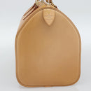 LOUIS VUITTON Nomad leather Speedy 30 Hand Bag Beige M85392 LV Auth 187464SAV-4
