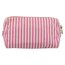 PRADA Pouch Canvas Pink Gold Auth 187465A-2