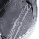 GUCCI Bamboo Shoulder Bag Leather Black Silver Auth 187466V-18