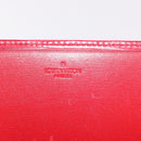 LOUIS VUITTON Epi Wallet 2 Set Red LV Auth 187468A-15