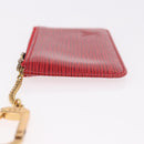 LOUIS VUITTON Epi Wallet 2 Set Red LV Auth 187468A-21