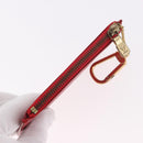 LOUIS VUITTON Epi Wallet 2 Set Red LV Auth 187468A-22