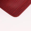 LOUIS VUITTON Epi Wallet 2 Set Red LV Auth 187468A-25
