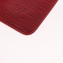 LOUIS VUITTON Epi Wallet 2 Set Red LV Auth 187468A-26