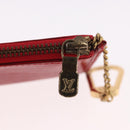 LOUIS VUITTON Epi Wallet 2 Set Red LV Auth 187468A-29