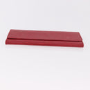 LOUIS VUITTON Epi Wallet 2 Set Red LV Auth 187468A-7