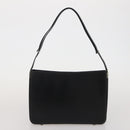 GUCCI GG Canvas Bamboo Shoulder Bag Leather Canvas 3 Set Brown Black Auth 187469-10