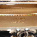 CHANEL Matelasse Chain Shoulder Bag Lamb Skin Black Gold CC Auth 187480SAM-20