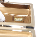 CHANEL Matelasse Chain Shoulder Bag Lamb Skin Black Gold CC Auth 187480SAM-11