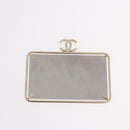 CHANEL Matelasse Chain Shoulder Bag Lamb Skin Black Gold CC Auth 187480SAM-25
