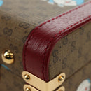 GUCCI Micro GG Supreme Doraemon Attaché Case PVC 2way Beige 633587 Auth 187481SM-19