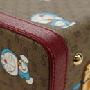 GUCCI Micro GG Supreme Doraemon Attaché Case PVC 2way Beige 633587 Auth 187481SM-20
