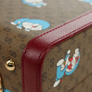 GUCCI Micro GG Supreme Doraemon Attaché Case PVC 2way Beige 633587 Auth 187481SM-21