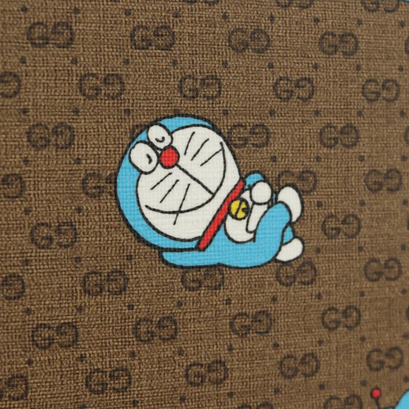 GUCCI Micro GG Supreme Doraemon Attaché Case PVC 2way Beige 633587 Auth 187481SM