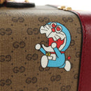 GUCCI Micro GG Supreme Doraemon Attaché Case PVC 2way Beige 633587 Auth 187481SM-24