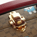 GUCCI Micro GG Supreme Doraemon Attaché Case PVC 2way Beige 633587 Auth 187481SM-25