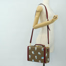 GUCCI Micro GG Supreme Doraemon Attaché Case PVC 2way Beige 633587 Auth 187481SM-35