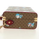 GUCCI Micro GG Supreme Doraemon Attaché Case PVC 2way Beige 633587 Auth 187481SM-3