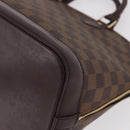 LOUIS VUITTON Damier Ebene Alma Hand Bag N51131 LV Auth 187482V-14