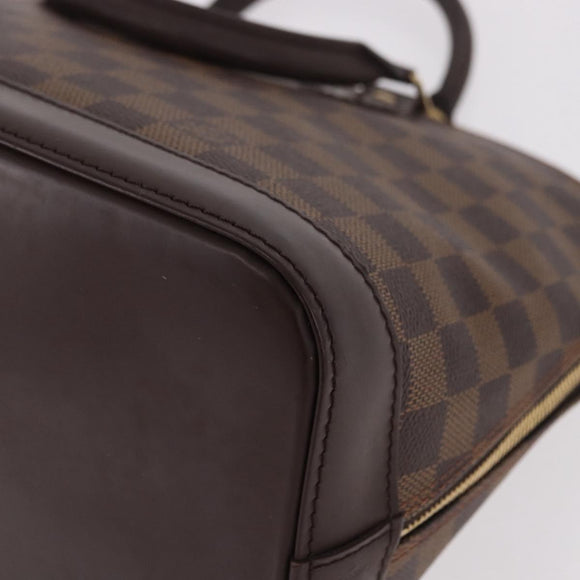 LOUIS VUITTON Damier Ebene Alma Hand Bag N51131 LV Auth 187482V