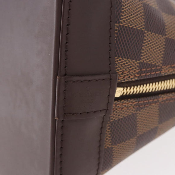 LOUIS VUITTON Damier Ebene Alma Hand Bag N51131 LV Auth 187482V