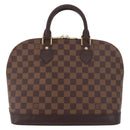 LOUIS VUITTON Damier Ebene Alma Hand Bag N51131 LV Auth 187482V-13