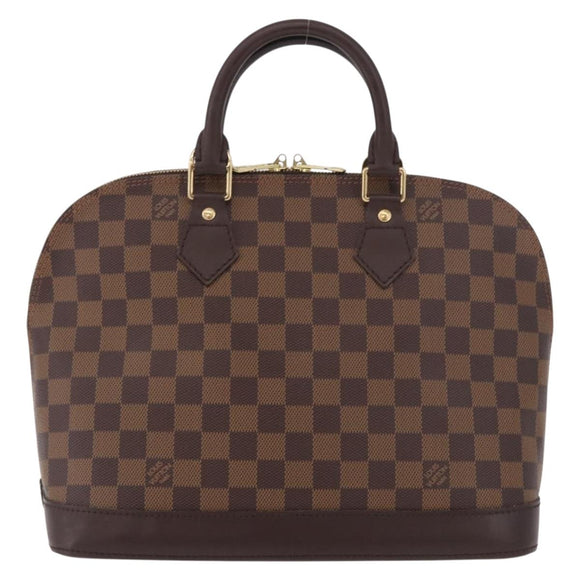 LOUIS VUITTON Damier Ebene Alma Hand Bag N51131 LV Auth 187482V
