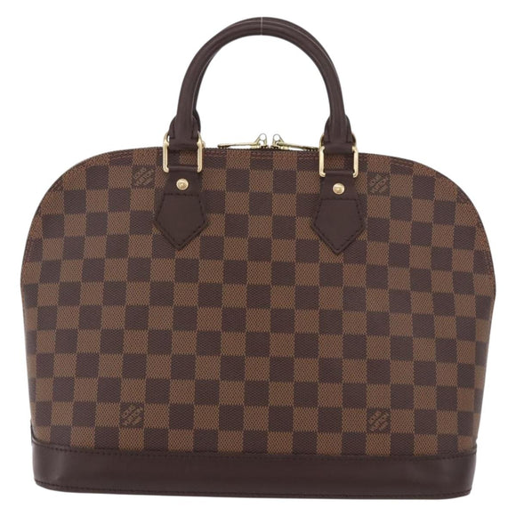 LOUIS VUITTON Damier Ebene Alma Hand Bag N51131 LV Auth 187482V
