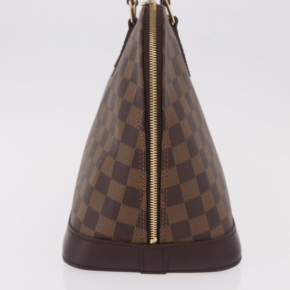 LOUIS VUITTON Damier Ebene Alma Hand Bag N51131 LV Auth 187482V