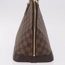 LOUIS VUITTON Damier Ebene Alma Hand Bag N51131 LV Auth 187482V-4