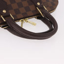LOUIS VUITTON Damier Ebene Alma Hand Bag N51131 LV Auth 187482V-7