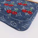 LOUIS VUITTON Monogram Denim Cherry Pochette Accessoires M13994 LV Auth 187483SM-15