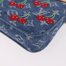 LOUIS VUITTON Monogram Denim Cherry Pochette Accessoires M13994 LV Auth 187483SM-17