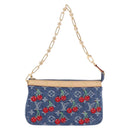 LOUIS VUITTON Monogram Denim Cherry Pochette Accessoires M13994 LV Auth 187483SM-13