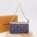 LOUIS VUITTON Monogram Denim Cherry Pochette Accessoires M13994 LV Auth 187483SM-12