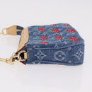 LOUIS VUITTON Monogram Denim Cherry Pochette Accessoires M13994 LV Auth 187483SM-4