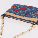 LOUIS VUITTON Monogram Denim Cherry Pochette Accessoires M13994 LV Auth 187483SM-6