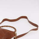 GUCCI Bamboo Shoulder Bag Leather 2way Brown Gold 001 0166 1638 Auth 187484-14