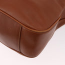 GUCCI Bamboo Shoulder Bag Leather 2way Brown Gold 001 0166 1638 Auth 187484-15