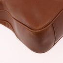 GUCCI Bamboo Shoulder Bag Leather 2way Brown Gold 001 0166 1638 Auth 187484-16