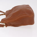 GUCCI Bamboo Shoulder Bag Leather 2way Brown Gold 001 0166 1638 Auth 187484-4