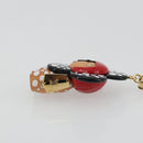 LOUIS VUITTON LV x YK Porte Cles Vivienne Charm metal M01145 Auth 187490SM-14