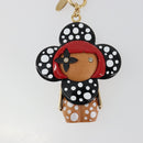 LOUIS VUITTON LV x YK Porte Cles Vivienne Charm metal M01145 Auth 187490SM-4