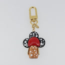 LOUIS VUITTON LV x YK Porte Cles Vivienne Charm metal M01145 Auth 187490SM-6