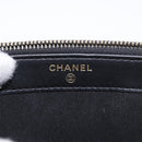 CHANEL Matelasse Chain Shoulder Bag Calf Skin Black Gold CC Auth 187491SAM-20