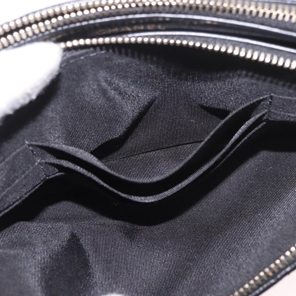 CHANEL Matelasse Chain Shoulder Bag Calf Skin Black Gold CC Auth 187491SAM
