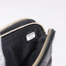 CHANEL Matelasse Chain Shoulder Bag Calf Skin Black Gold CC Auth 187491SAM-10