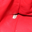 CHANEL Matelasse Chain Shoulder Bag Patent leather Red Gold CC Auth 187496-22