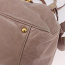 Miu Miu Handtas Leer 2-weg Roze Goud Auth 187497-16