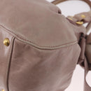 Miu Miu Handtas Leer 2-weg Roze Goud Auth 187497-18